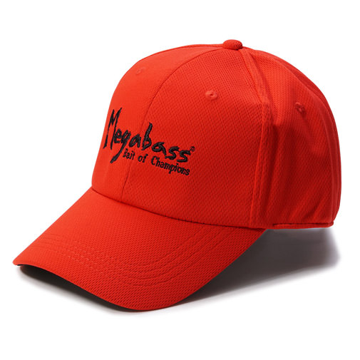 MEGABASS FIELD CAP BRUSH LOGO RED/BLK