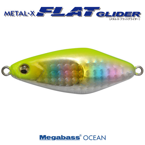METAL-X FLAT GLIDER(メタルＸ フラットグライダー) 30g G チャートレインボー