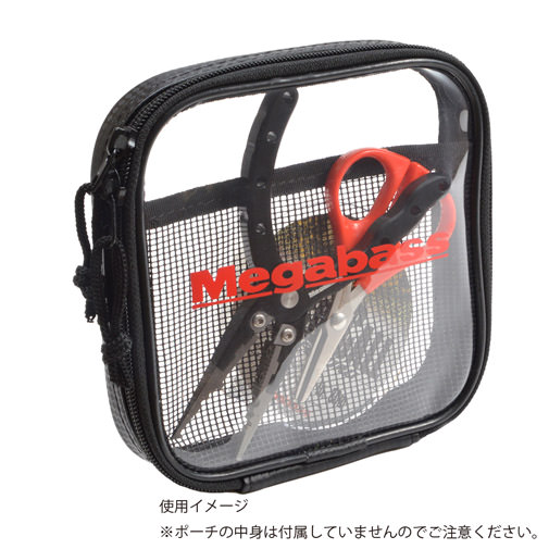 MEGABASS CLEAR POUCH(クリアポーチ) (S) アパレル・ギア | Megabass