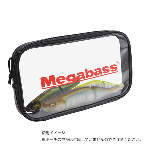 MEGABASS CLEAR POUCH(クリアポーチ) (L) アパレル・ギア | Megabass