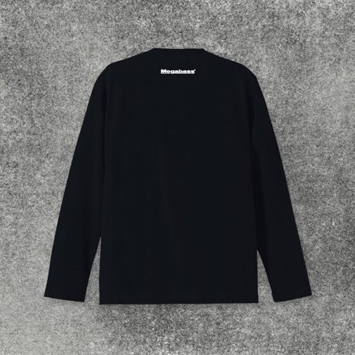 MEGABASS LOGO LONG T-SHIRTS(メガバスロゴロングTシャツ) ブラック 