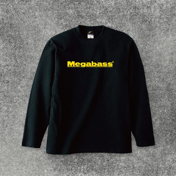 MEGABASS LOGO LONG T-SHIRTS(メガバスロゴロングTシャツ) ブラック 