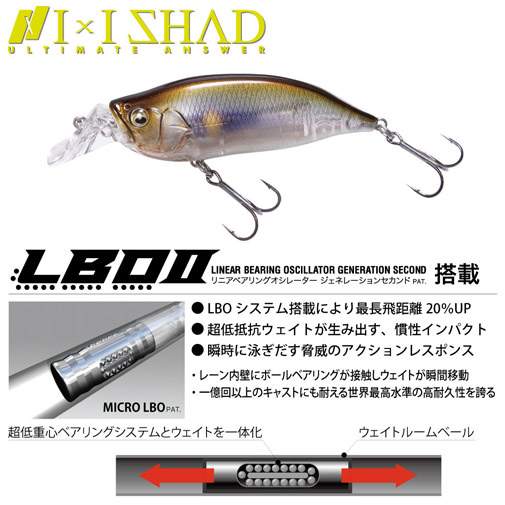 IXI SHAD(アイバイアイ シャッド) TYPE-R ゴーストシャッド