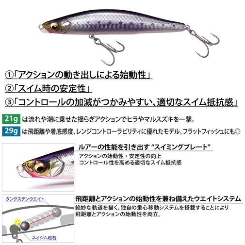 GENMA 110S(ゲンマ110S) 29g GG ボラ ルアー | Megabass