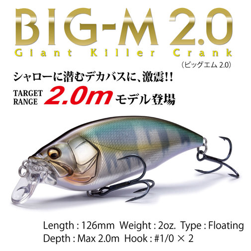 BIG-M(ビッグエム) 2.0 塾長ピンク ルアー | Megabass - メガバス オンラインショップ