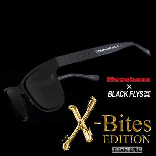 【6月末発送】BLACK FLYS X-Bites ED. TITAN FLY CONNER ブラック