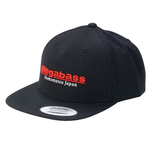 【11月末発送】MEGABASS CAP CLASSIC SNAPBACK BLACK/RED(クラシックスナップバック・ブラック/レッド）