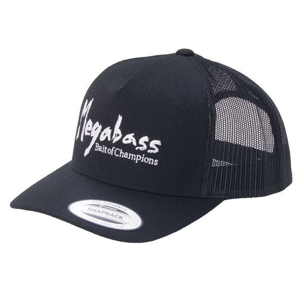MEGABASS CAP BRUSH TRUCKER BLACK/WHITE(ブラッシュトラッカー ...