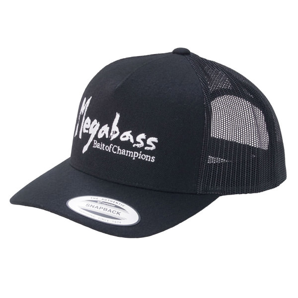 MEGABASS CAP BRUSH TRUCKER BLACK/WHITE(ブラッシュトラッカー