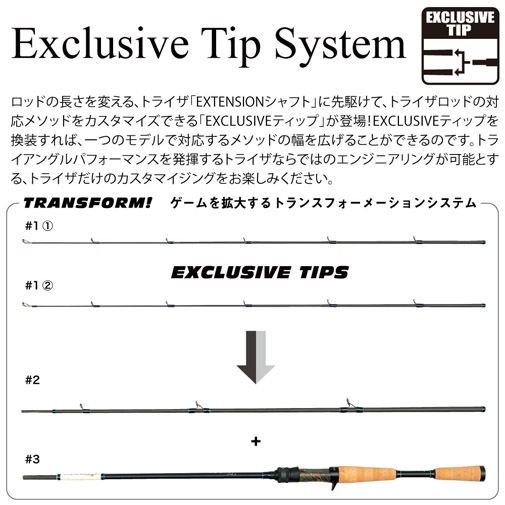 TRIZA(トライザ) F7-72XTZ ロッド | Megabass - メガバス オンラインショップ