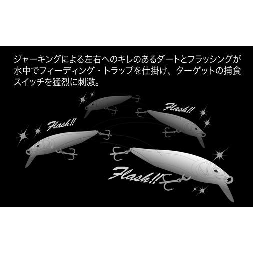 X-NANAHAN+2(Xナナハン+2) GG メガバスキンクロ ルアー