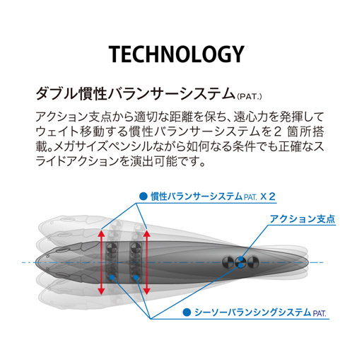 MEGADOG-X(メガドッグ-X) GP トワイライトバーン ルアー