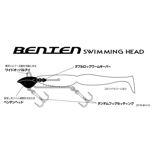 BENTEN SWIMMING HEAD(ベンテン スイミングヘッド) (11g) ルアー