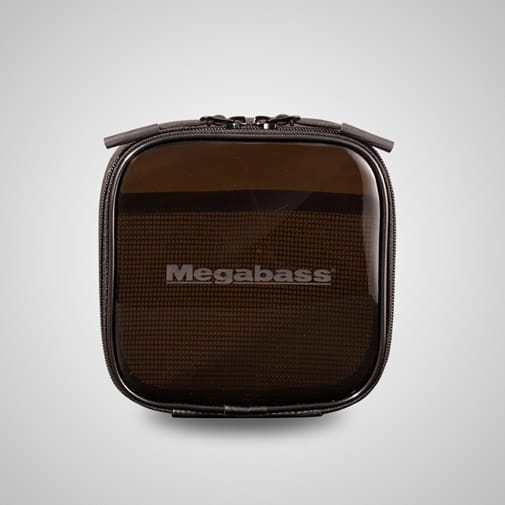 【6月下旬発送】MEGABASS CLEAR POUCHⅡ(クリアポーチⅡ) (S) BLACK