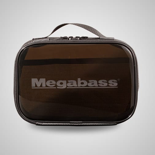 【6月下旬発送】MEGABASS CLEAR POUCHⅡ(クリアポーチⅡ) (M) BLACK