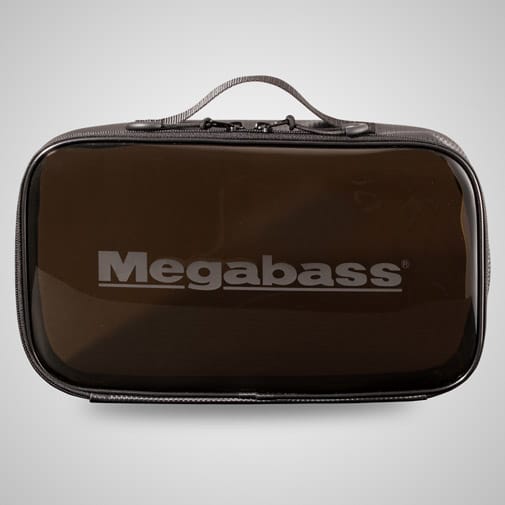 【6月下旬発送】MEGABASS CLEAR POUCHⅡ(クリアポーチⅡ) (L) BLACK