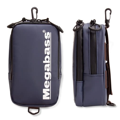 MEGABASS MOBILE POUCHⅡ(モバイルポーチⅡ) NAVY/WHITE アパレル