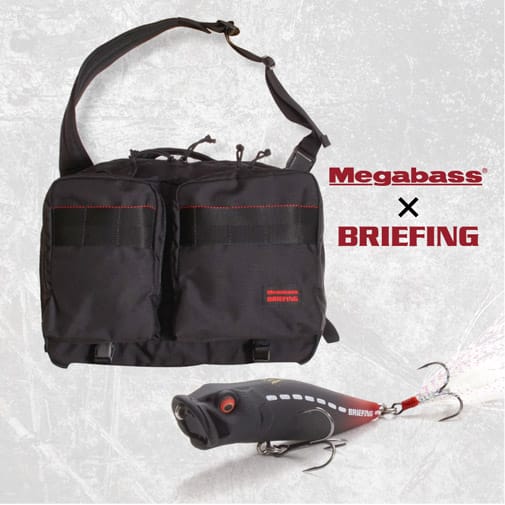ポップエックス セット MEGABASS X BRIEFING ANGLER SLING POPX SET アパレル・ギア