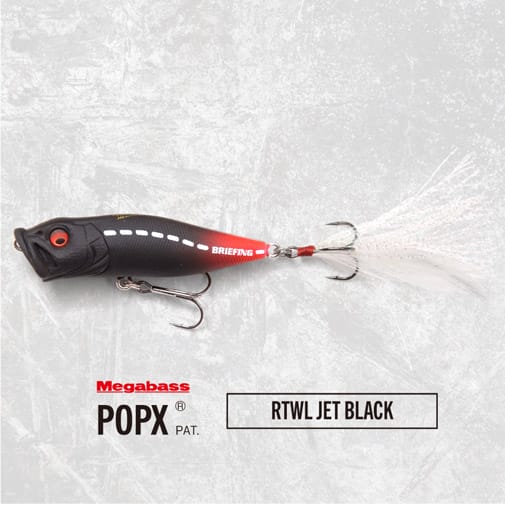 メガバス　ポップエックススペシャルカラー新品　超希少激レアBRIEFINGコラボ MEGABASS X BRIEFING ANGLER SLING POPX SET アパレル・ギア